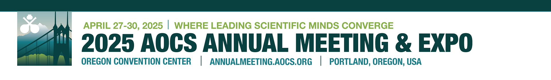 2025 AOCS Annual Meeting & Expo Banner