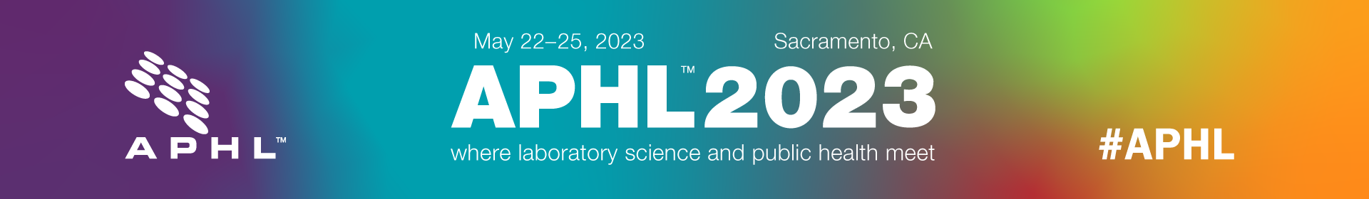 APHL 2023 Annual Conference Event Banner