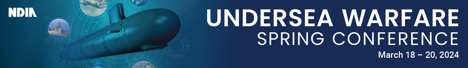 2024 Undersea Warfare Spring Conference Event Banner
