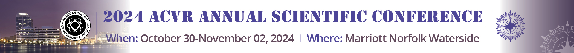 2024 ACVR Annual Scientific Conference Event Banner
