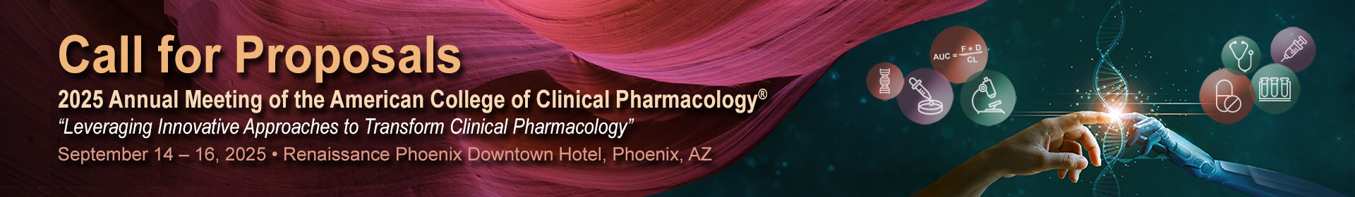 2024 Call for Proposals | American College of Clinical Pharmacology Annual Meeting | September 10 - 12, 2024