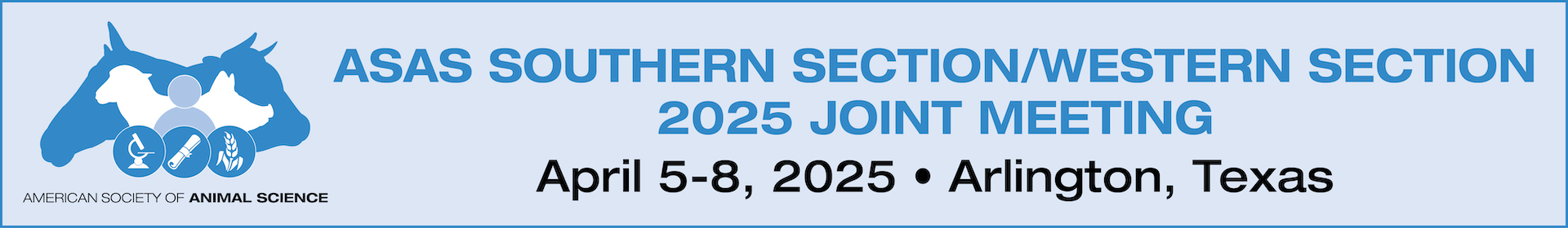 ASAS 2025 Southern Section/Western Section Joint Meeting  Event Banner