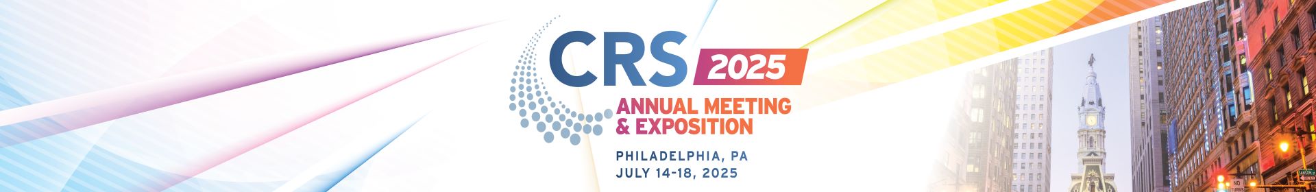 CRS 2025 Annual Meeting & Exposition Event Banner