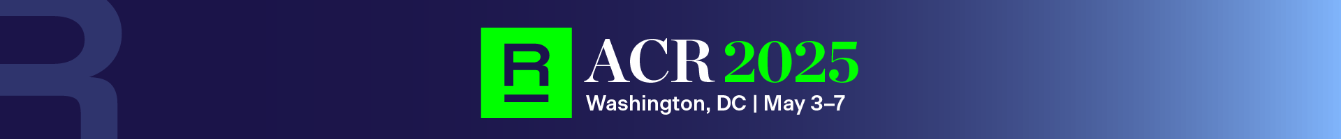 ACR 2025 Annual Meeting Event Banner