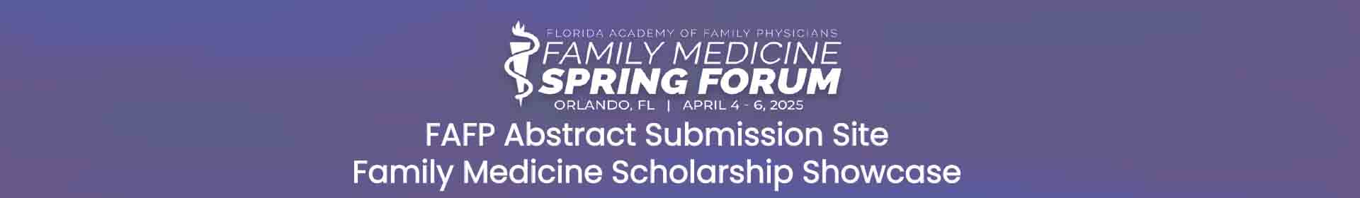 FAFP Family Medicine Spring Forum Event Banner