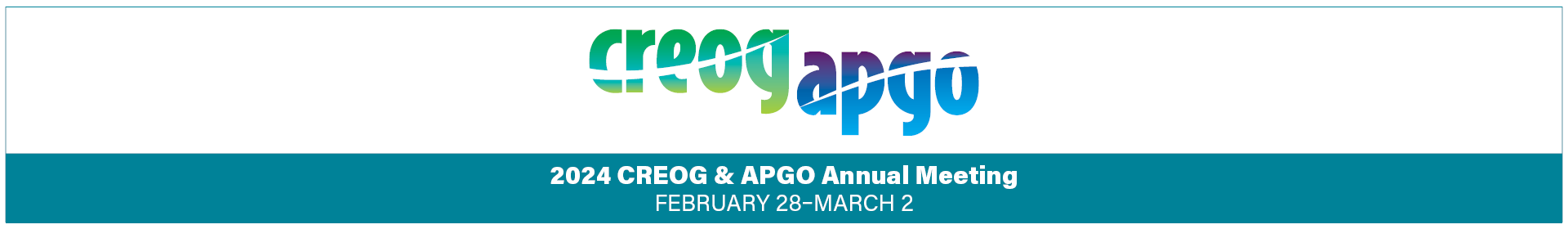 Submitter Login Page - Call for Abstracts - 2024 CREOG & APGO Annual