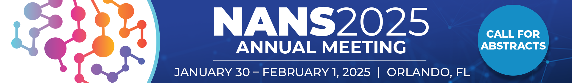 2025 Annual Meeting - Call for Abstracts Event Banner