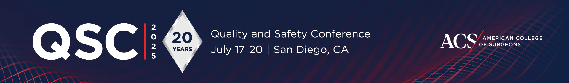 2025 ACS Quality and Safety Conference Event Banner